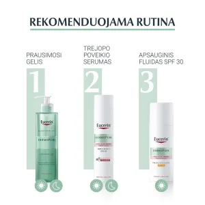 EUCERIN DermoPure odą atkuriantis serumas į aknę linkusiai odai 40ml